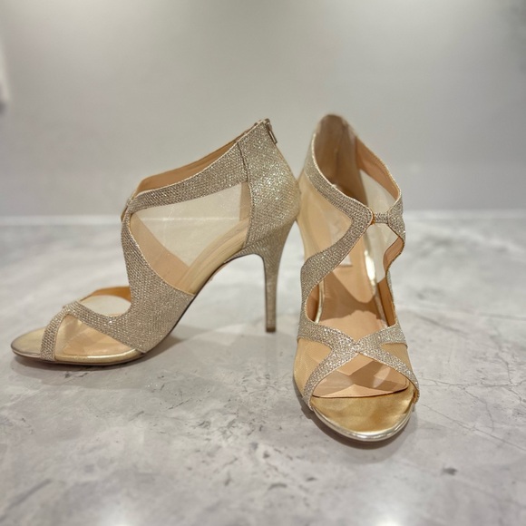 Nina Sparkling soft silver high heels Special Occasions, Grad, Wedding - Picture 7 of 7